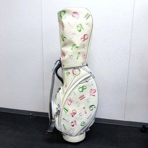 FRANCK MULLER Miyakojima Caddy bag golf bag Silver/Multicolore Leather
